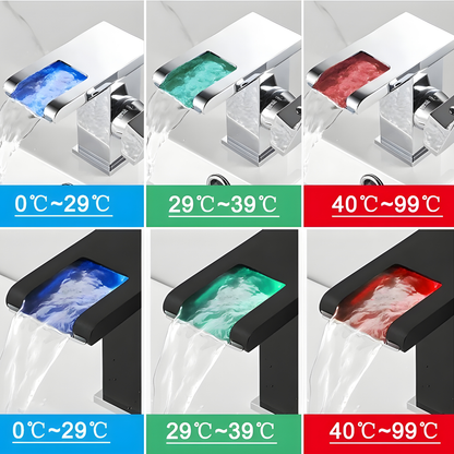 Robinet de lavabo LED