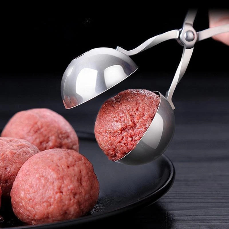 Pince à boulettes de viande en acier inoxydable
