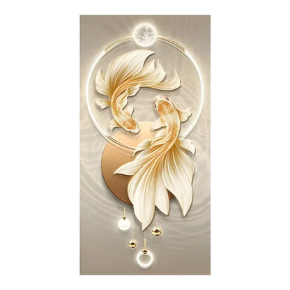 Tableau sur toile carpe koi de luxe