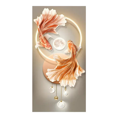 Tableau sur toile carpe koi de luxe