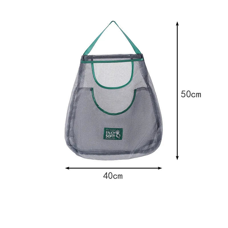 Sacs de rangement suspendus en filet réutilisables