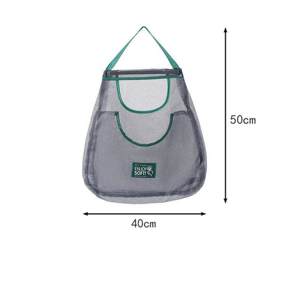 Sacs de rangement suspendus en filet réutilisables