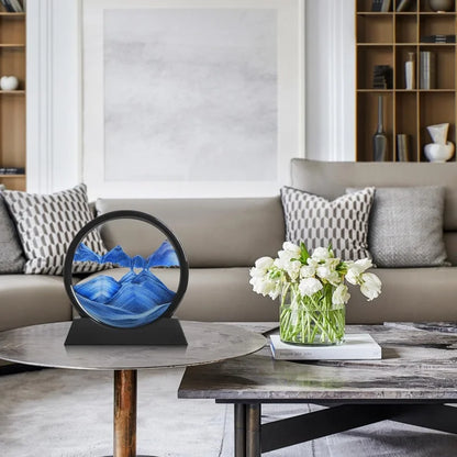 Art du sable 3D en mouvement