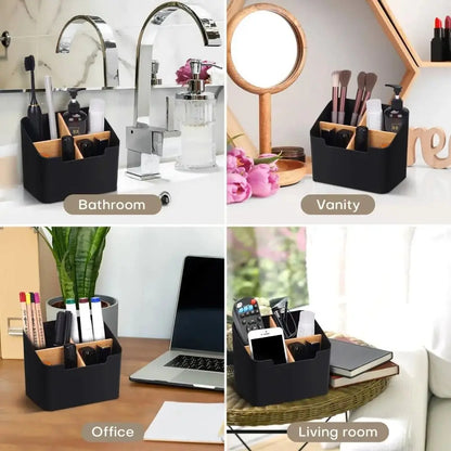 Boîte de rangement en bois pour télécommandes