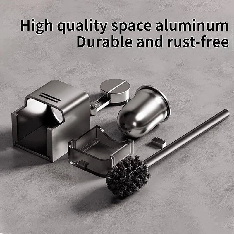 Ensemble de brosse WC à ventouse murale