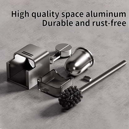 Ensemble de brosse WC à ventouse murale