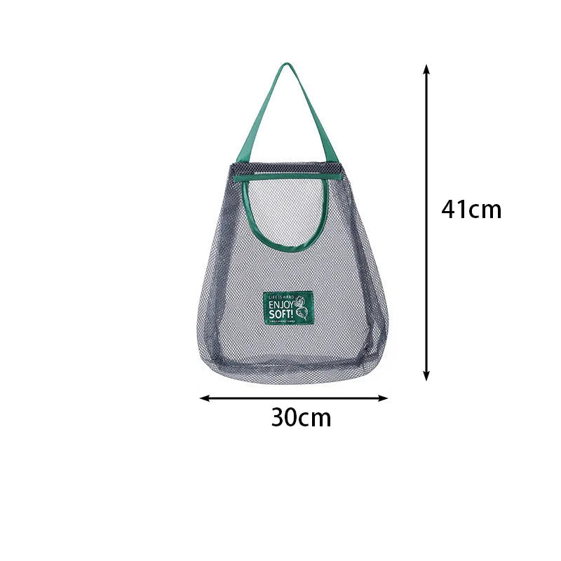 Sacs de rangement suspendus en filet réutilisables
