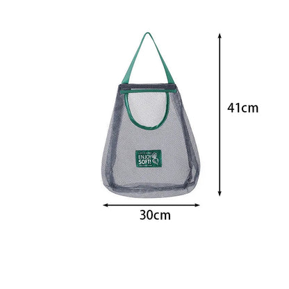 Sacs de rangement suspendus en filet réutilisables