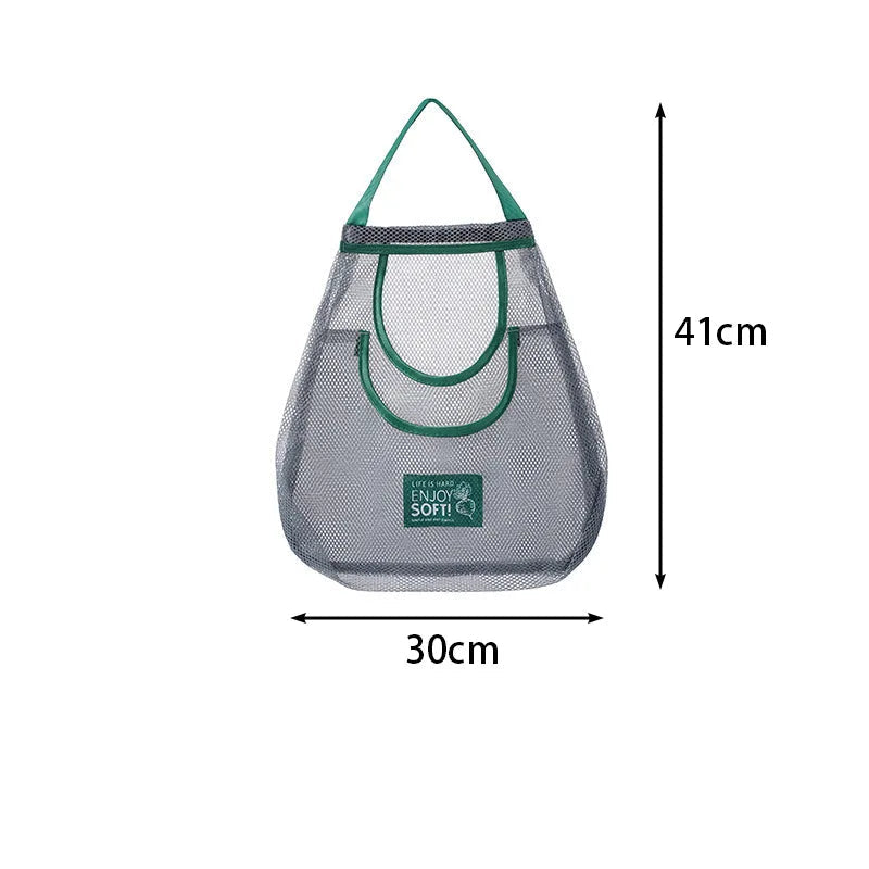 Sacs de rangement suspendus en filet réutilisables