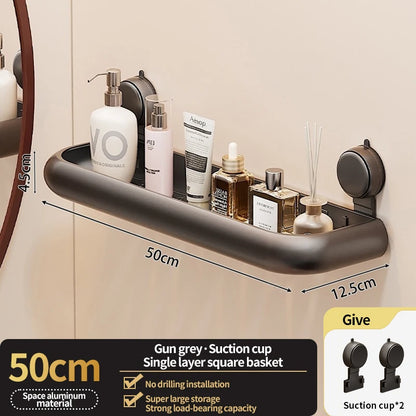 Étagère de rangement de salle de bain à ventouse