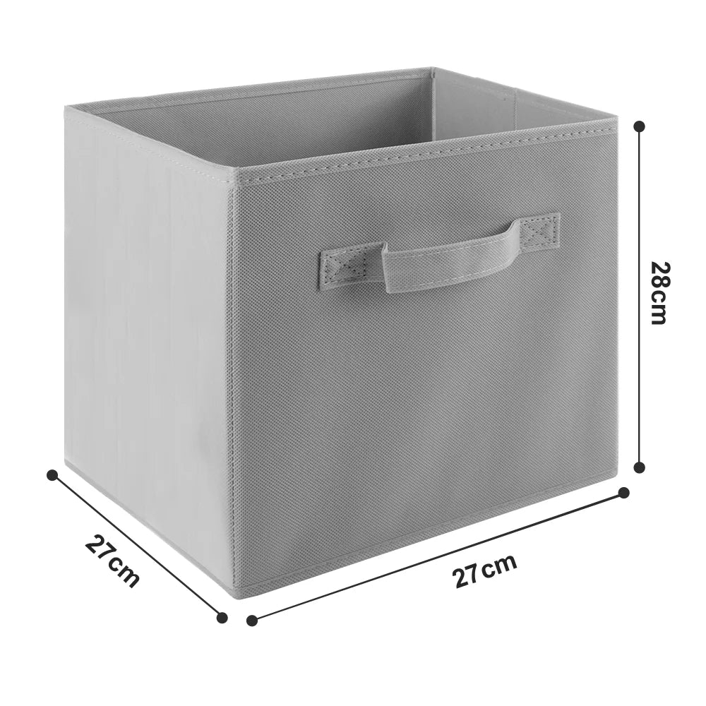 4 boîtes de rangement pliables en tissu