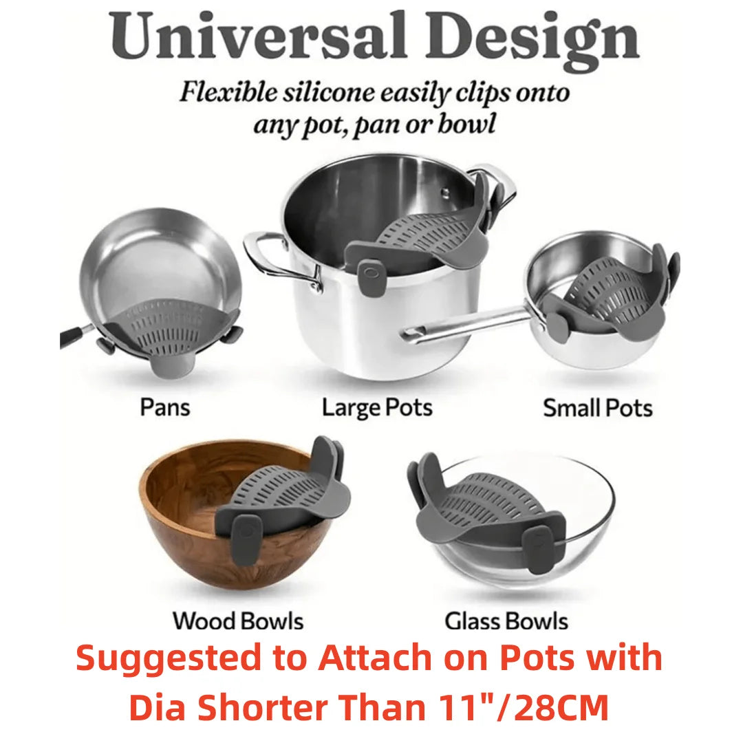 Clip en silicone réglable