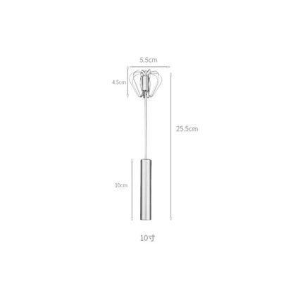 Mixeur semi-automatique rotatif à pression manuelle
