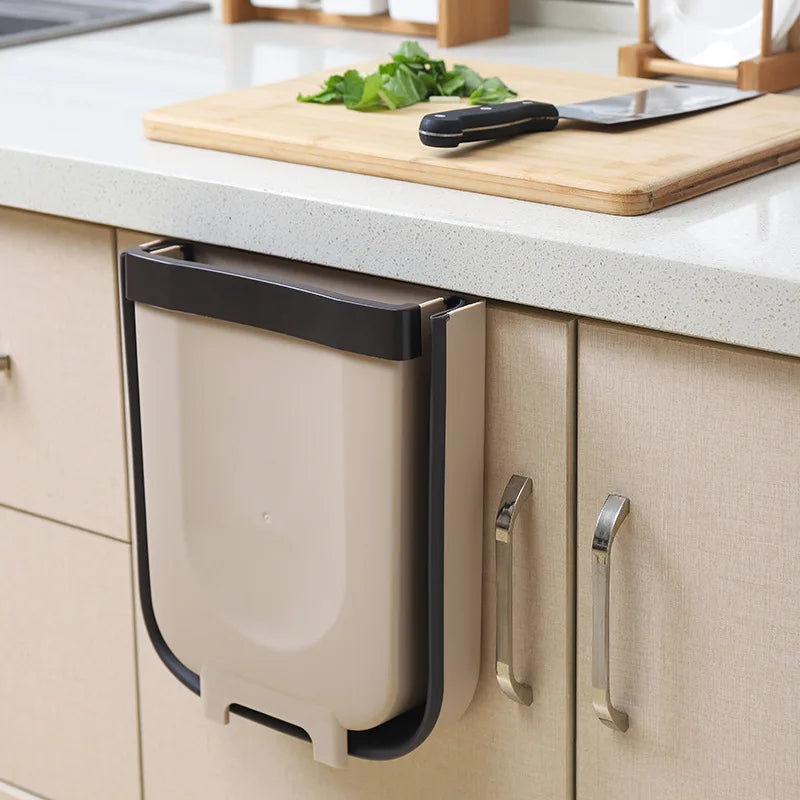 Poubelle de cuisine pliable