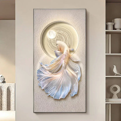 Tableau sur toile carpe koi de luxe