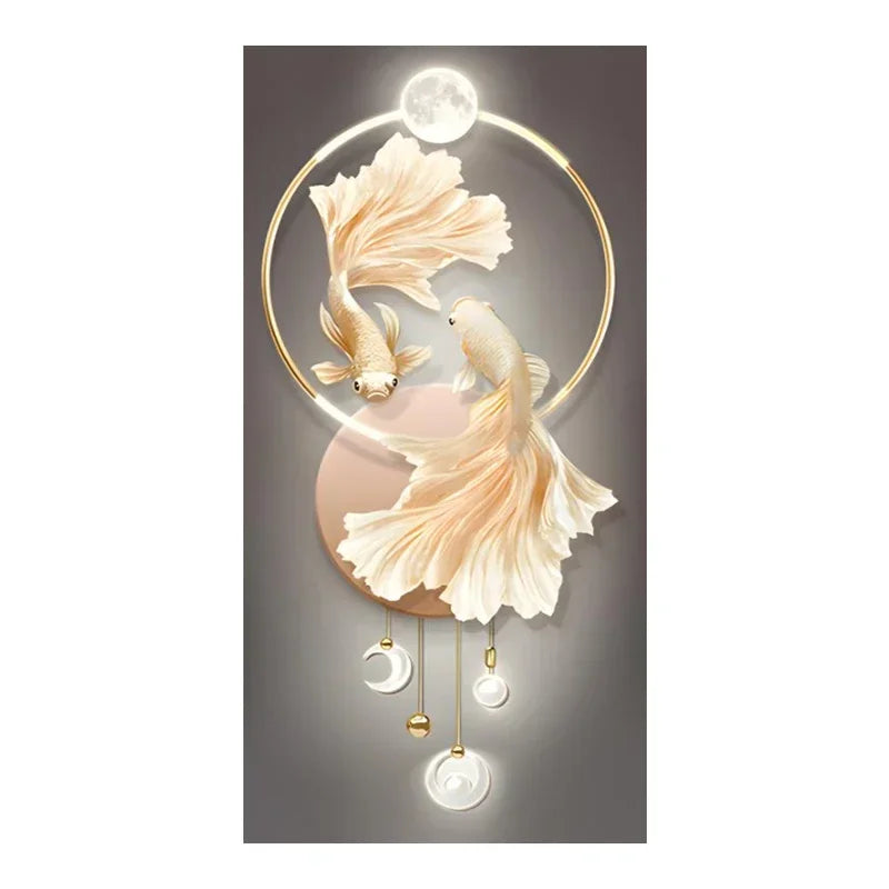 Tableau sur toile carpe koi de luxe