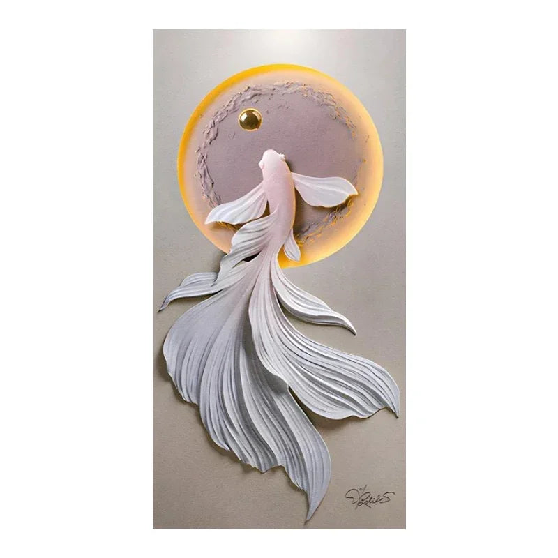 Tableau sur toile carpe koi de luxe