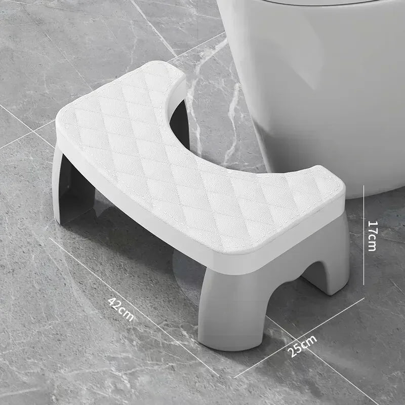 Repose-pieds de toilettes imperméable type Squatty Potty