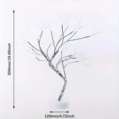 Guirlande lumineuse arbre 108 LED blanc chaud