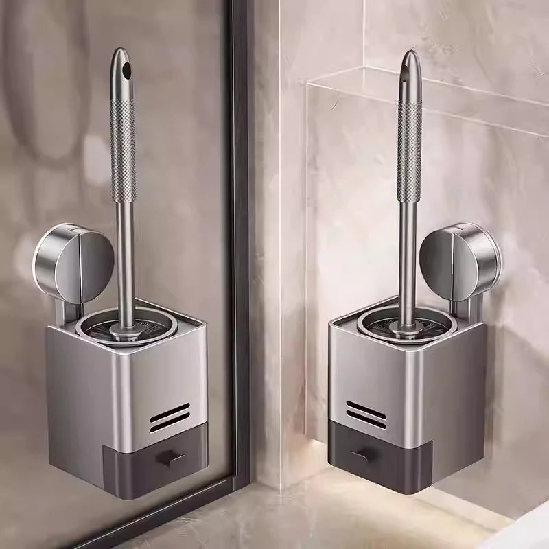Ensemble de brosse WC à ventouse murale