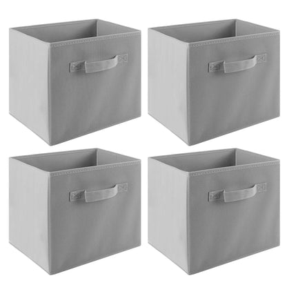 4 boîtes de rangement pliables en tissu