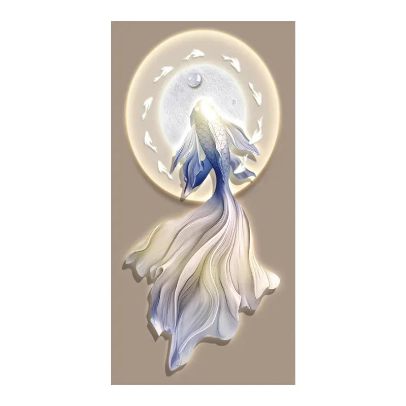 Tableau sur toile carpe koi de luxe