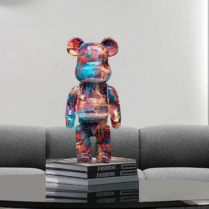 Figurine d’ours graffiti
