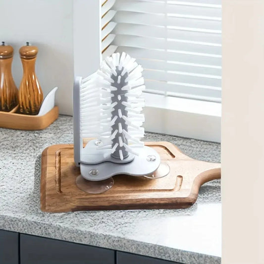 Brosse tulipe pour tasse et bouteille en verre
