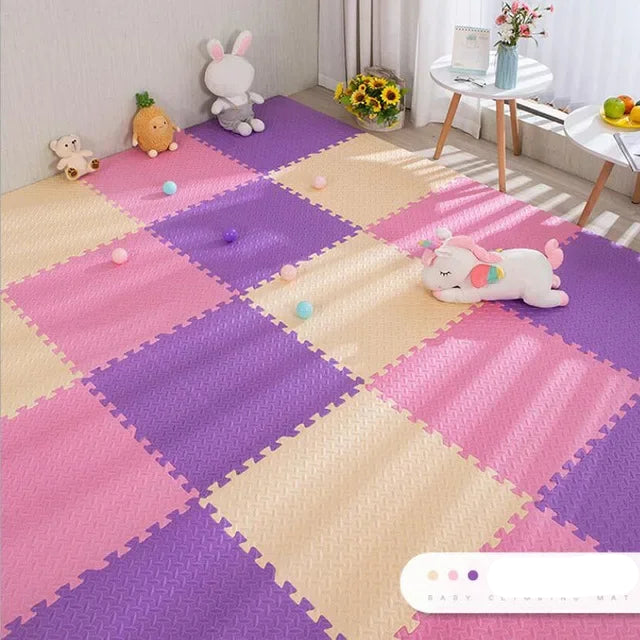 Tapis de jeu en mousse pour bébé 16 pièces
