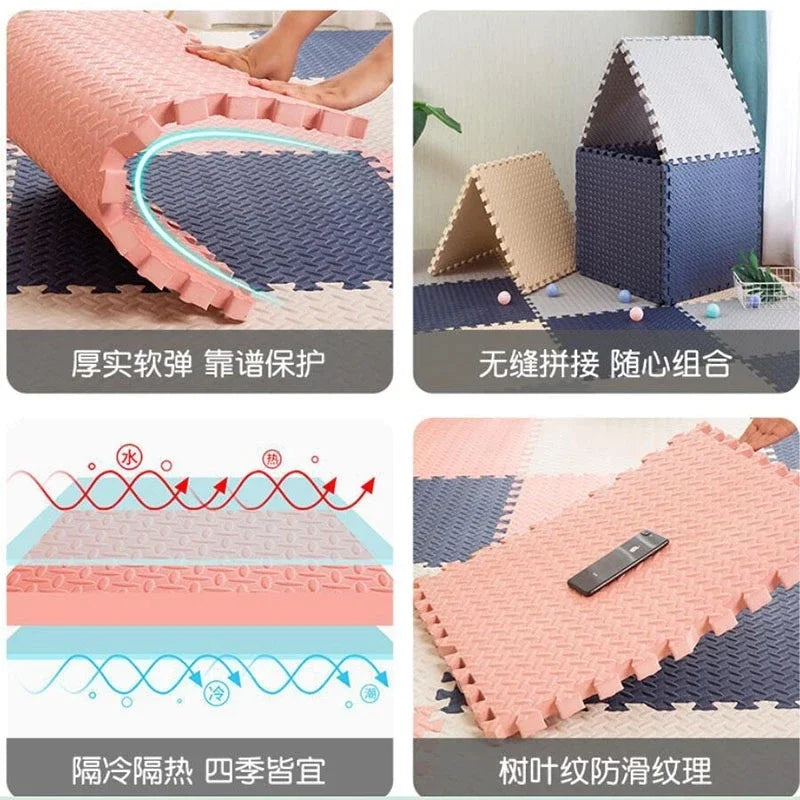 Tapis de jeu en mousse pour bébé 16 pièces