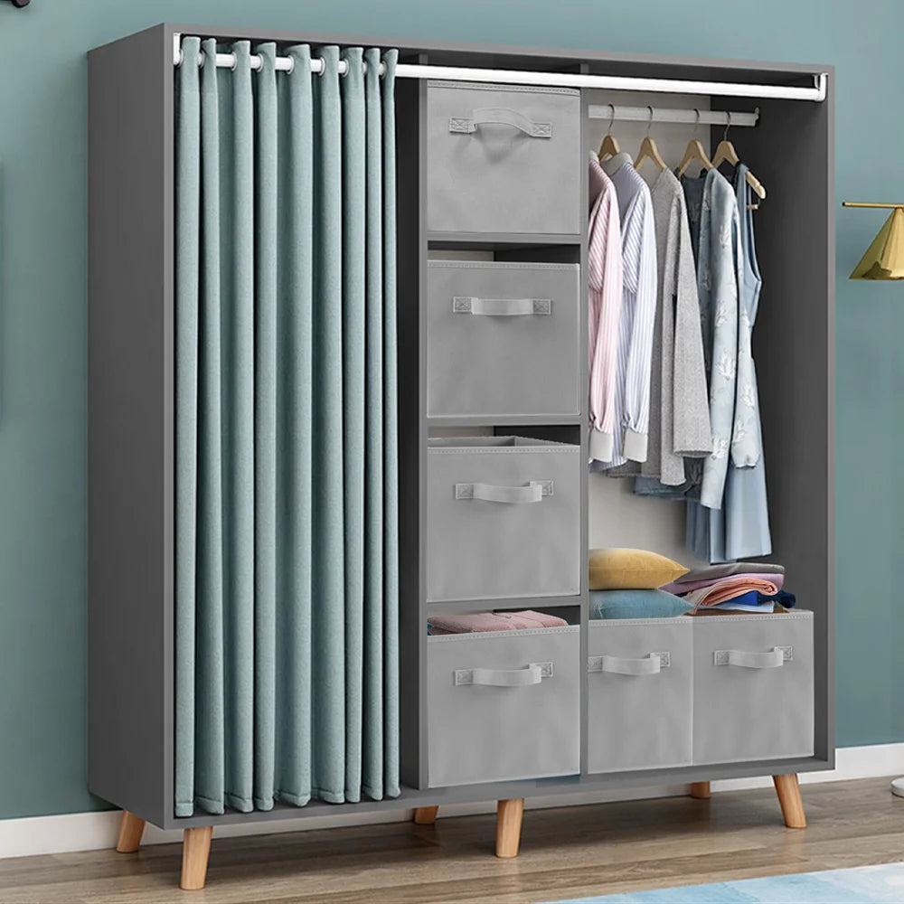 4 boîtes de rangement pliables en tissu