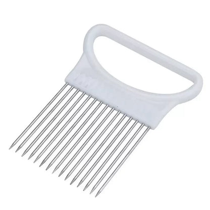 Support trancheur d’oignon en acier inoxydable