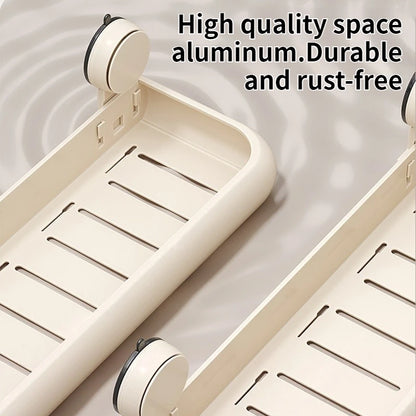 Étagère de rangement de salle de bain à ventouse