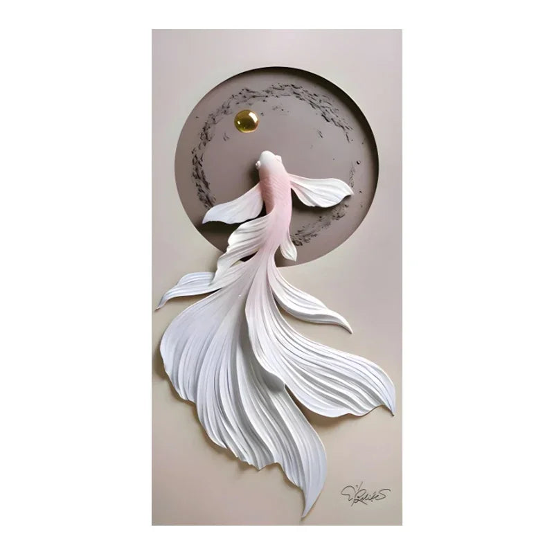 Tableau sur toile carpe koi de luxe