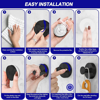 Crochet à ventouse ultra-résistant