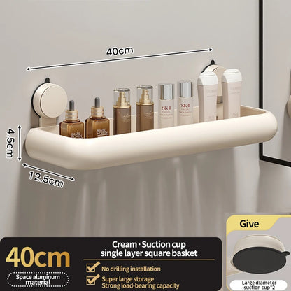 Étagère de rangement de salle de bain à ventouse