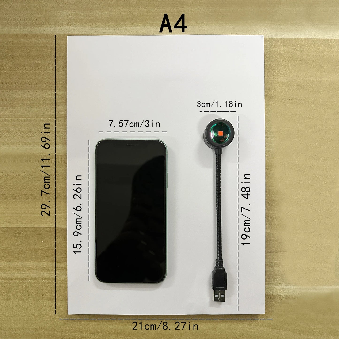 Lampe de projection coucher de soleil