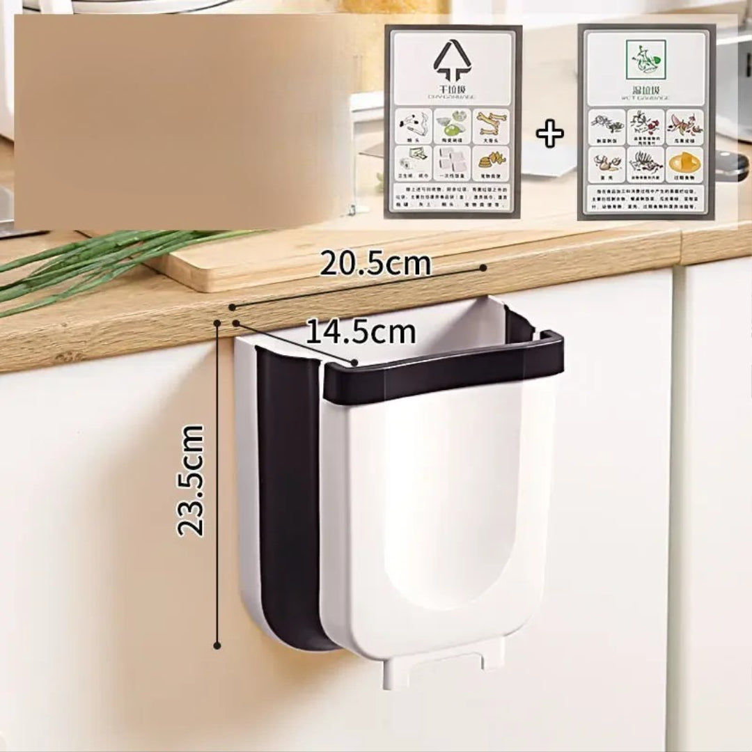 Poubelle de cuisine pliable